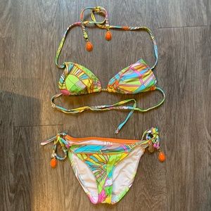 Trina Turk Colorful Bikini size Small